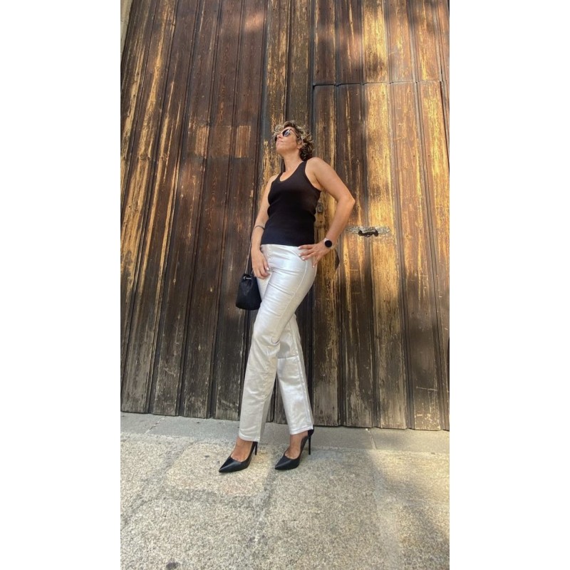 Pantalones Metalizados